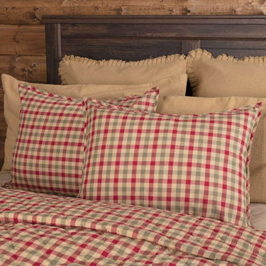 Jonathan Plaid Standard Sham 21x27 VHC Brands - The Fox Decor